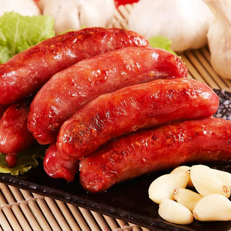 冷冻食品台湾口味 烤肠蒜味纯肉 台式香肠两包包邮超美味 热狗肠