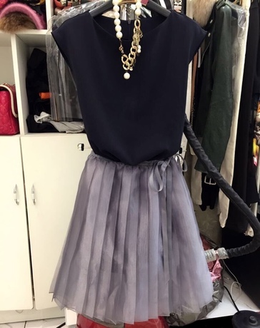 欧洲站2015夏季新款韩版女装雪纺连衣裙夏装两件套欧根纱裙子套装