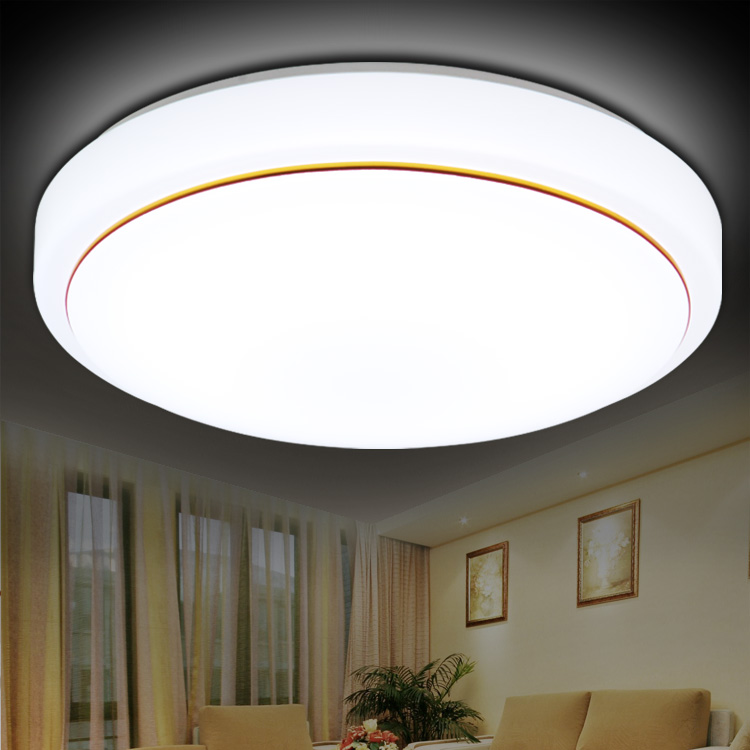 LED吸顶灯 现代简约卧室灯客厅灯阳台厨卫灯饰灯具亚克力高边贴线