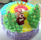 泰安熊出没生日蛋糕 儿童翻糖卡通 可爱场景蛋糕 市区送货外卖