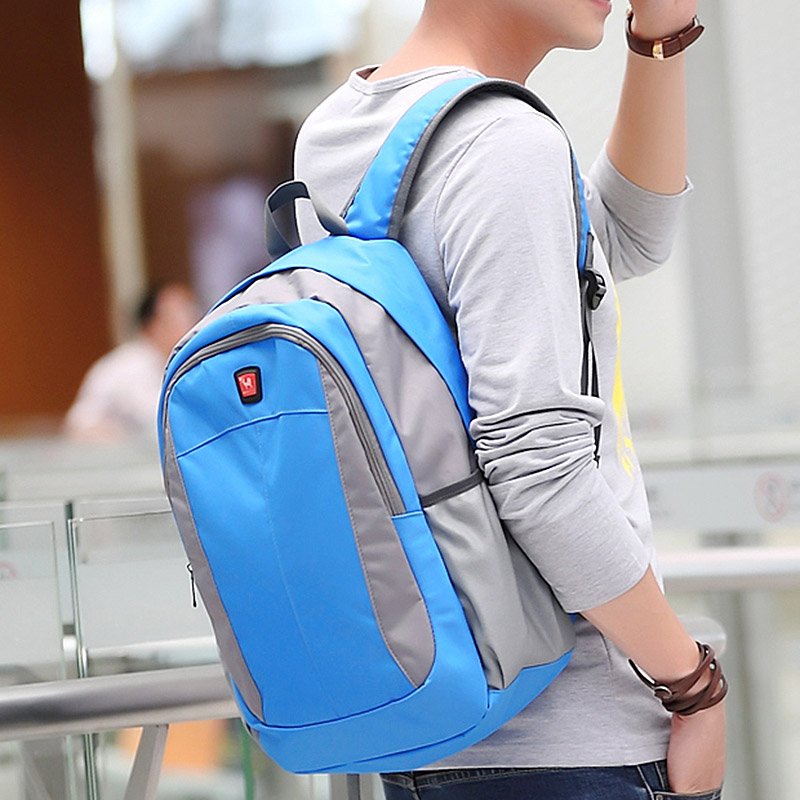 书包男高中学生韩版男双肩包潮流学院女背包电脑包旅行包2015新款