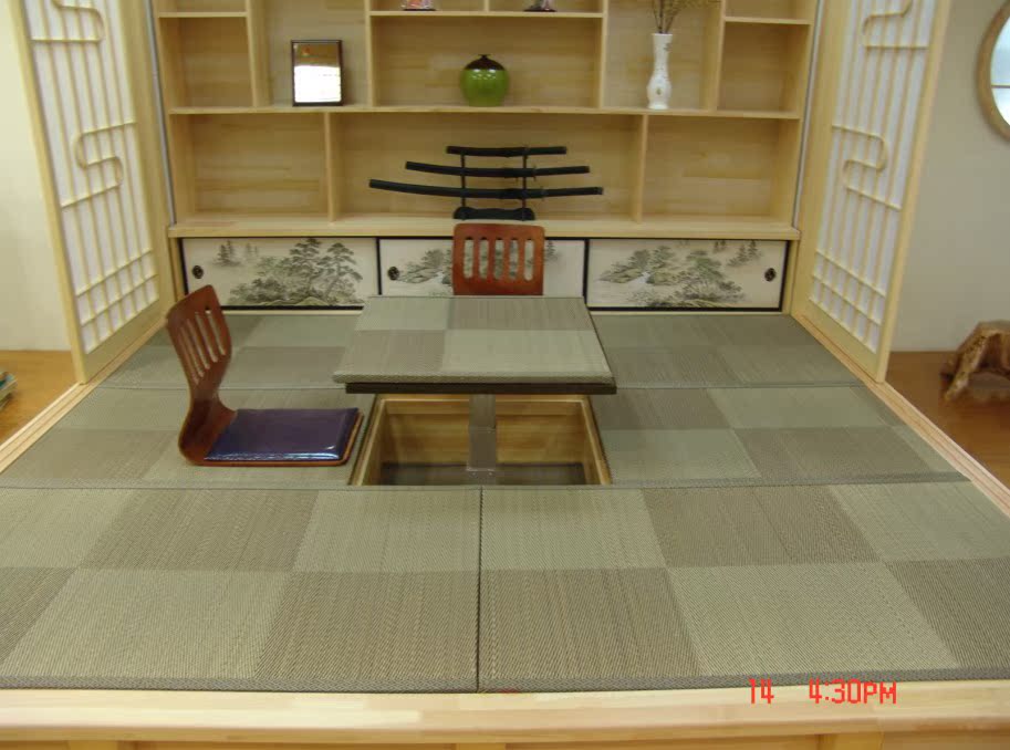 日式和室榻榻米地台床实木定制整体设计储物地台书柜衣柜踏踏米