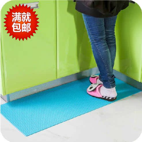 酷宝可裁剪加厚防水PVC舒软多用垫 厨房卫生间防滑地垫 橱柜垫