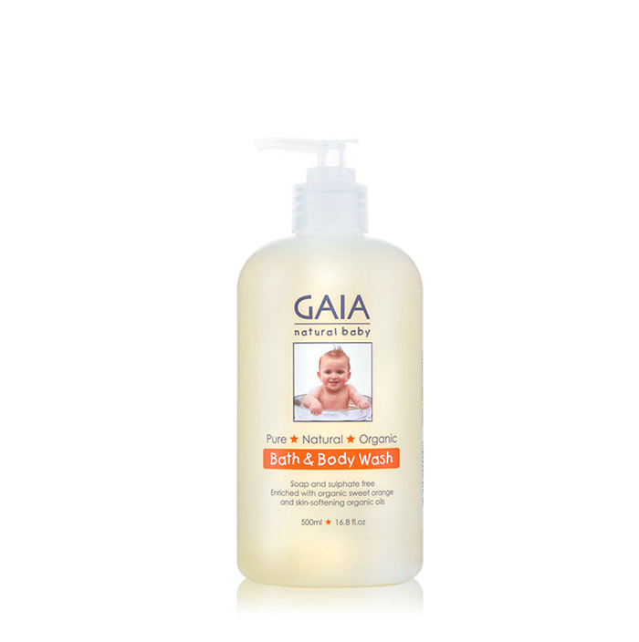 澳洲GAIA Baby Wash纯天然有机婴儿沐浴露/露适合敏感肌肤500ml