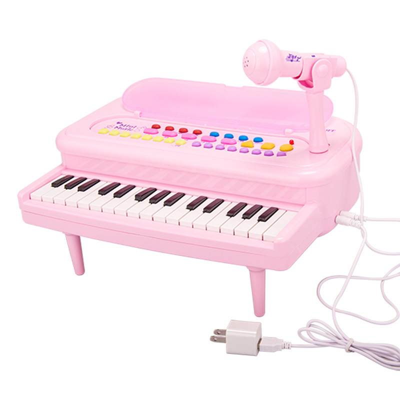 正品欧锐多功能儿童欢乐电子琴女童玩具麦克风 早教幼儿钢琴音乐