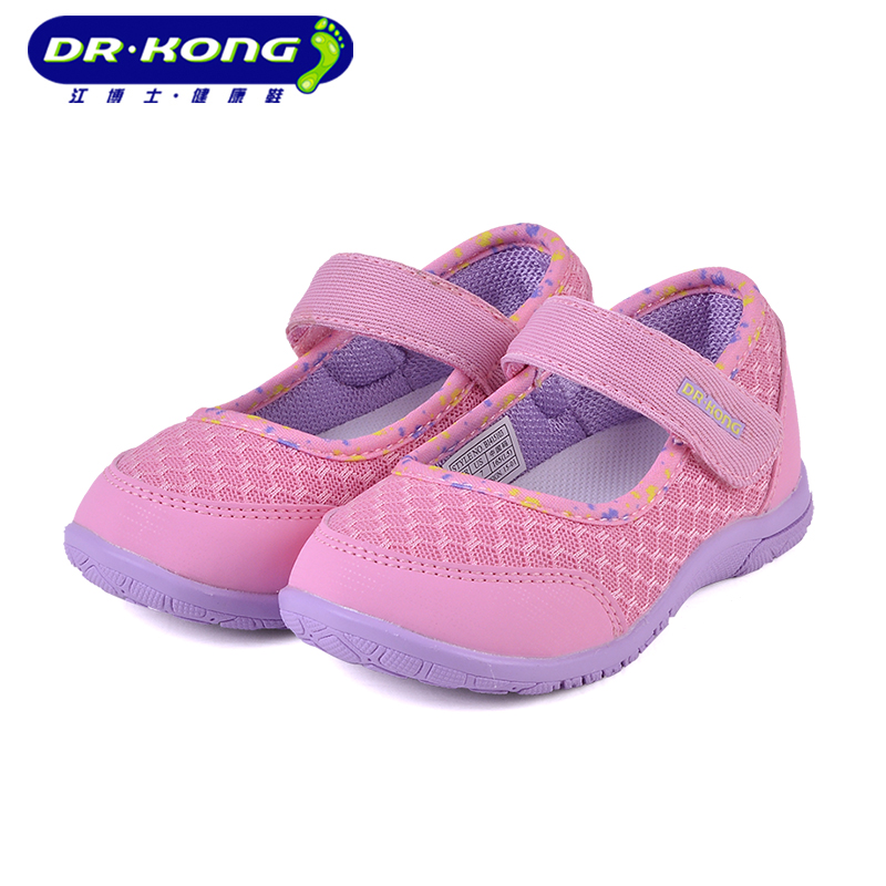 江博士公主鞋 婴儿运动鞋透气网鞋机能鞋宝宝鞋夏季1-3岁女童鞋