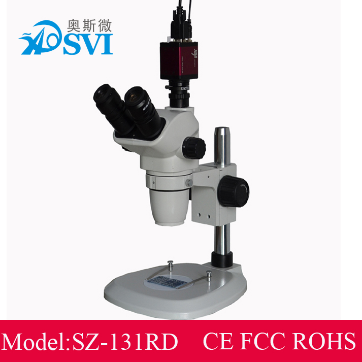 AOSVI专业三目体式显微镜/可直接连接电脑/显示器显微镜SZ-131RD