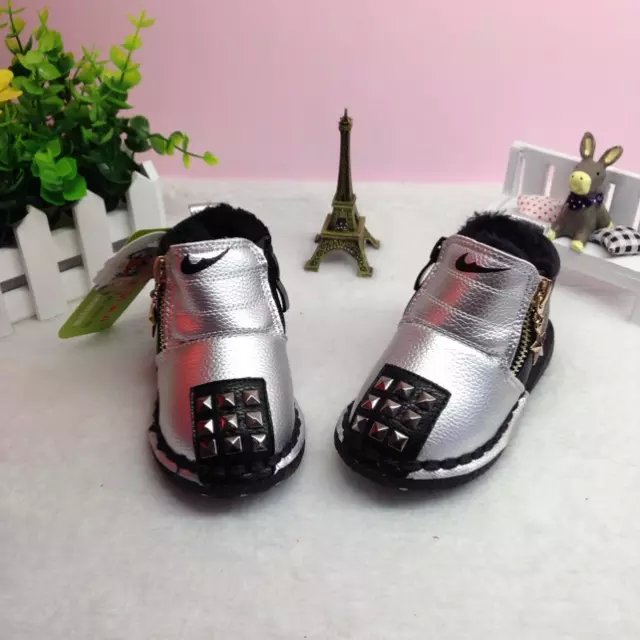 儿童靴子2015冬季新款童鞋韩版童靴铆钉男童马丁靴中小童短靴 潮