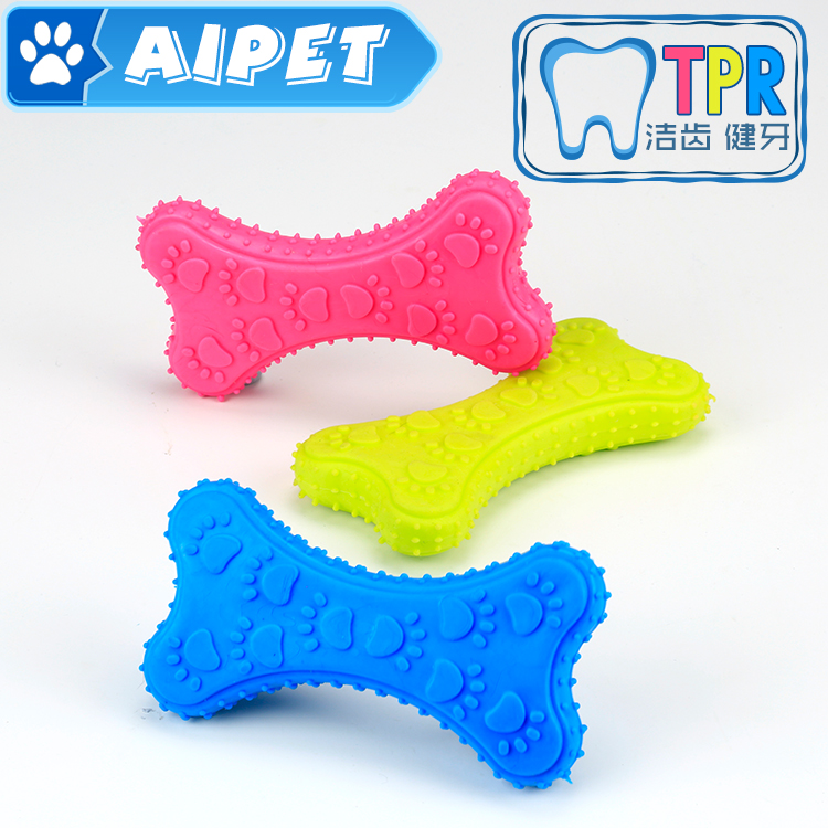 TPR骨头饼干宠物磨牙棒玩具泰迪耐咬骨头金毛萨摩大型犬幼犬