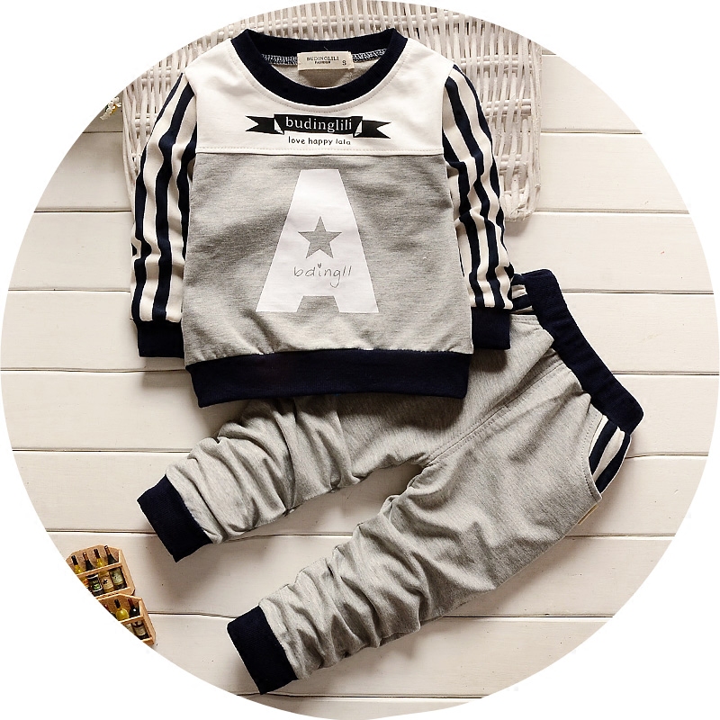 男童卫衣套装纯棉宝宝衣服2016秋款0-4岁婴儿长袖长裤韩版两件套