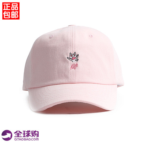 韩国正品现货粉色女生棒球帽可爱时尚鸭舌帽情侣出游防晒遮阳帽子