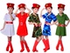 少儿迷彩军装表演服六一儿童演出服校园合唱服儿童海军演出服