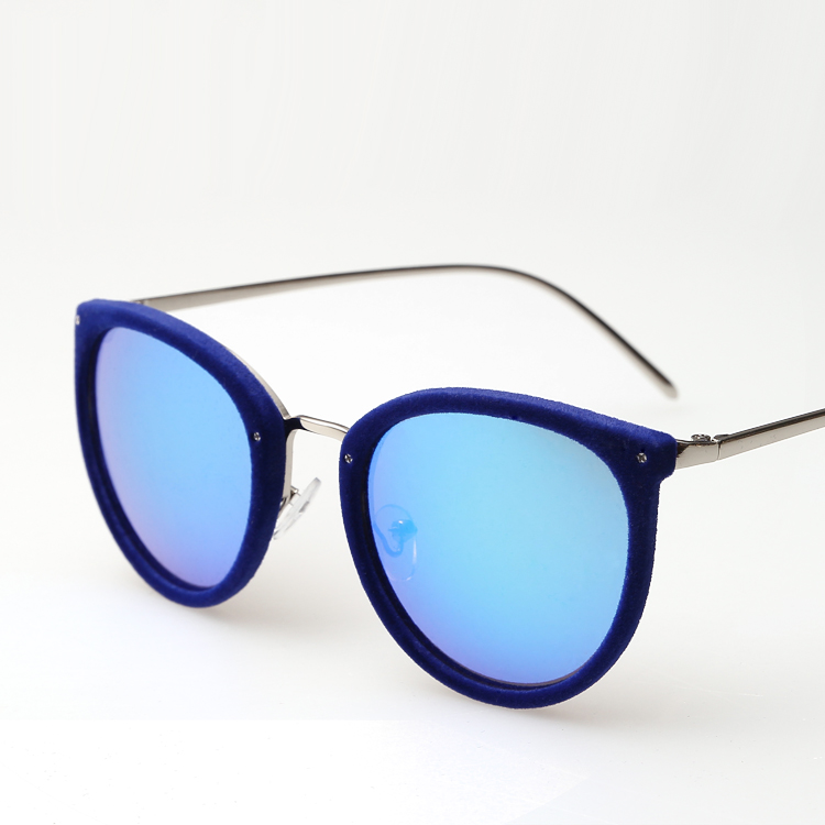 2015新款大框太阳镜防紫外线墨镜植绒眼镜彩色反光驾驶镜时尚百搭