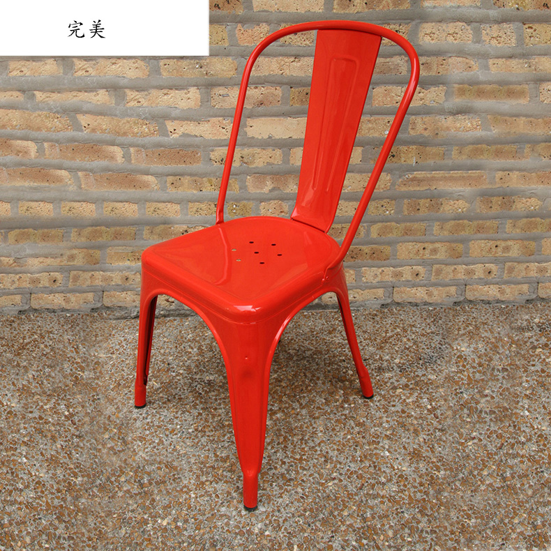 Tolix chair工业椅酒吧椅铁皮椅创意时尚铁艺餐椅休闲椅