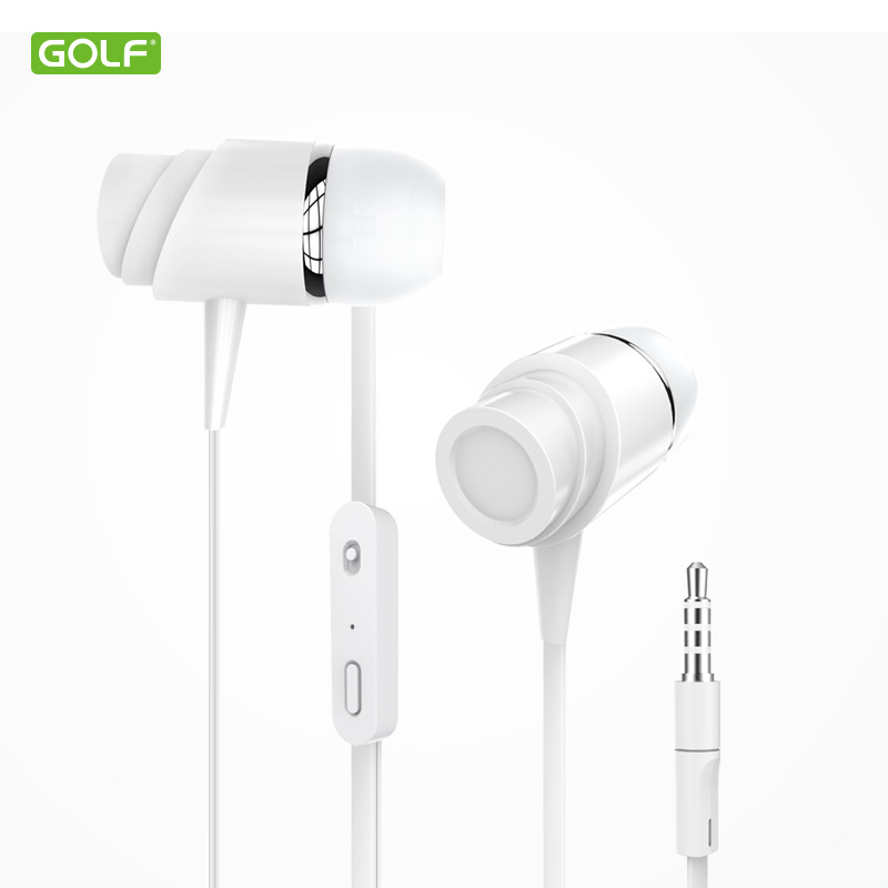golf/高尔夫新款纯韵M4手机耳机 立体声耳机手机通用有线耳机批发