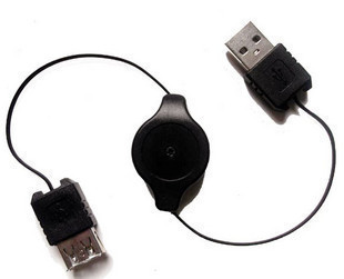 可伸缩USB延长线 便携延长线USB伸缩线/延长线数据线 公对母