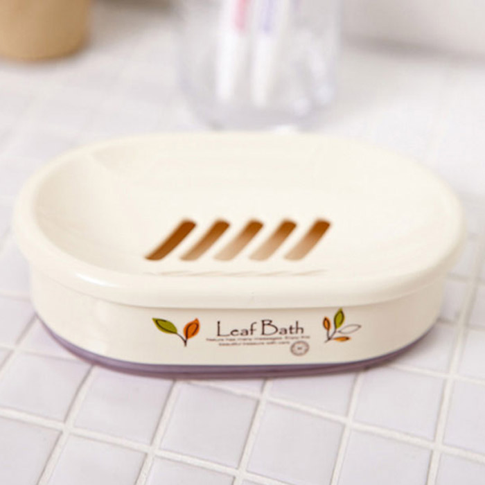 韩国进口香皂盒 塑料皂盘 沥水肥皂盒 防滑镂空沥水浴室皂盒 正品