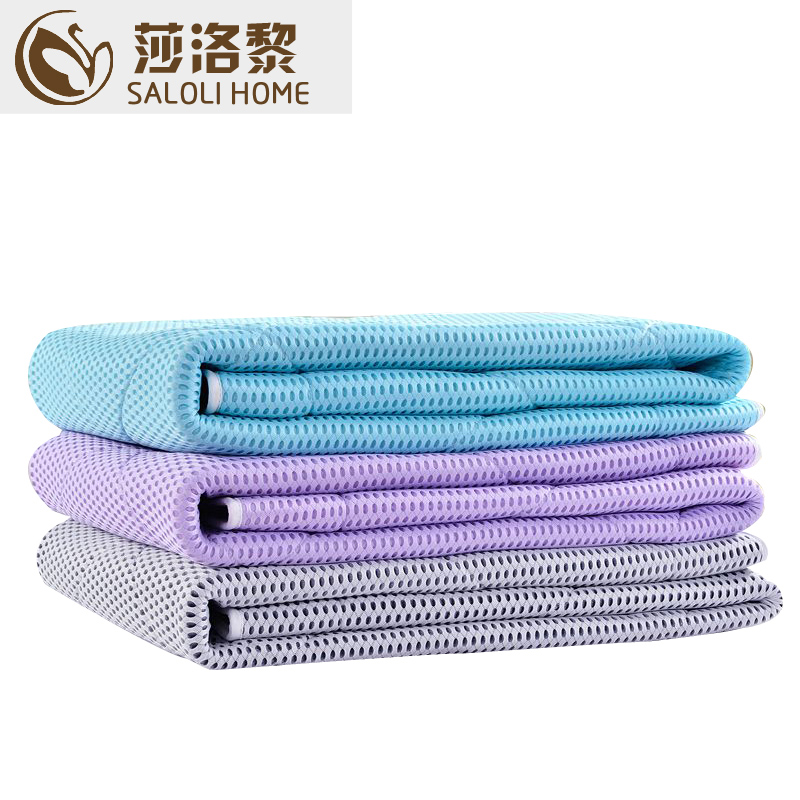 无印夏季3D透气床垫良品可水洗折叠床褥子单双人地铺垫1.5/1.8米