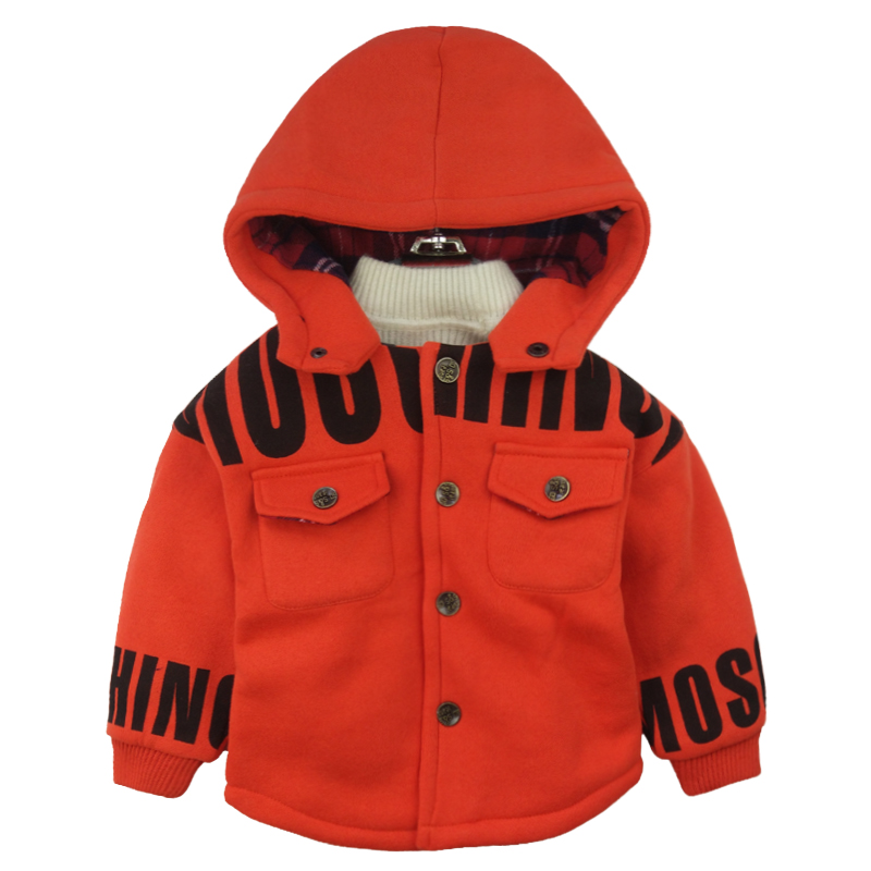 童装外套2015新款秋冬季韩版男童大卫衣 中小童连帽加绒卫衣外套