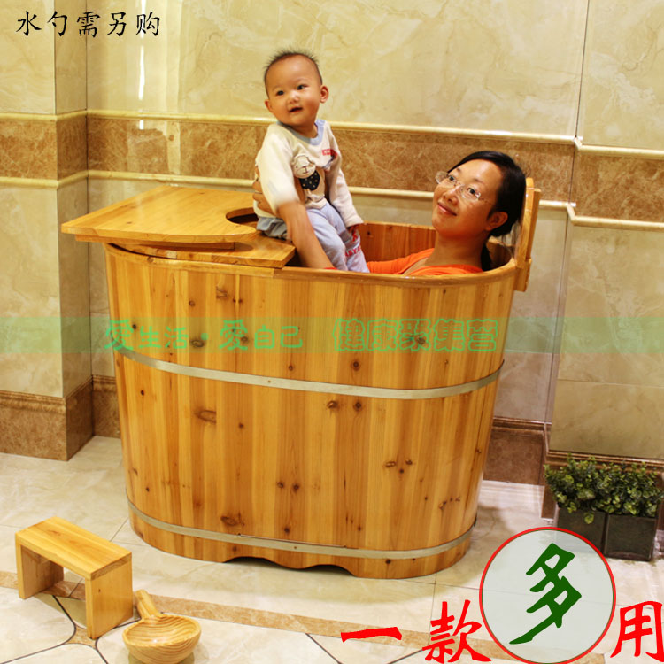 特价成人泡澡木桶洗澡木盆汗蒸桶熏蒸桶单人木质药浴缸沐浴桶带盖
