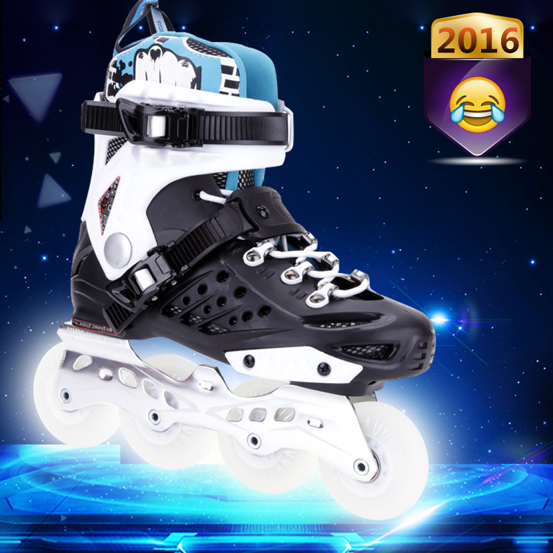 溜冰鞋成人 发光 轮滑鞋成年 男女 直排旱冰 滑冰鞋 专业平花鞋