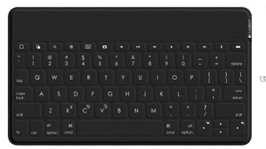 罗技(Logitech）iK1041 超便携键盘