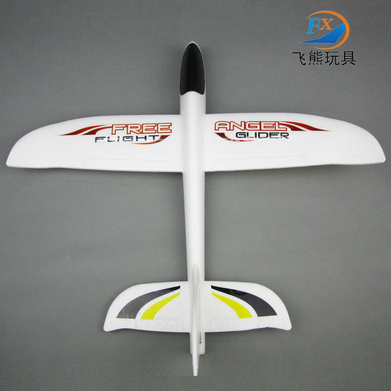 FX702安全耐摔王非遥控泡沫手抛飞机无人滑翔机模型儿童玩具