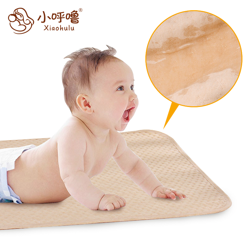 小呼噜纯棉婴儿隔尿垫透气防水超大宝宝隔尿垫夏儿童可洗床垫