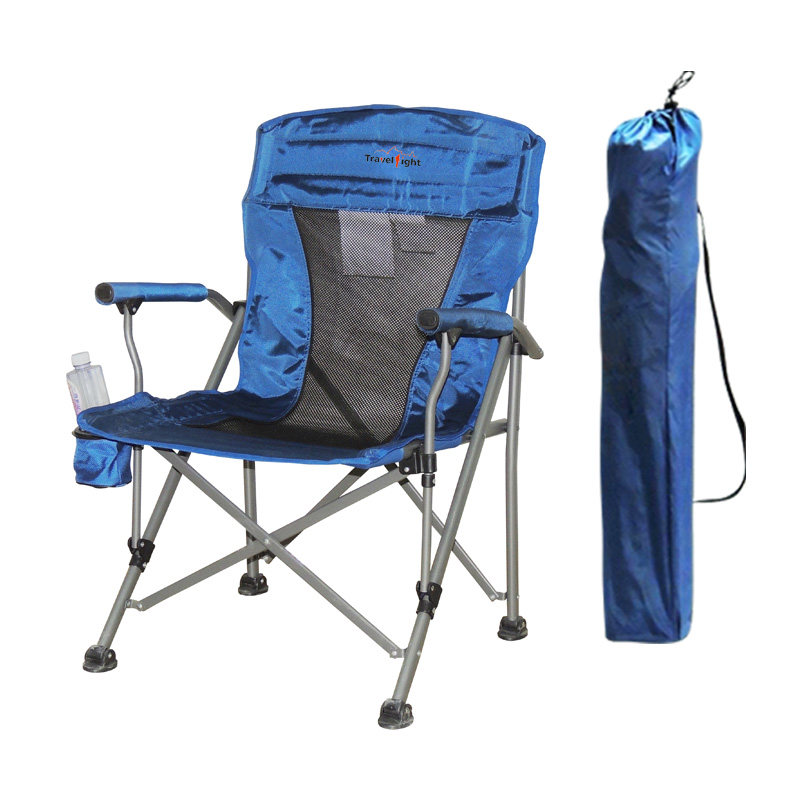 户外公园钓鱼椅野营折叠椅便携式沙滩椅子休闲靠背野营椅自驾椅凳