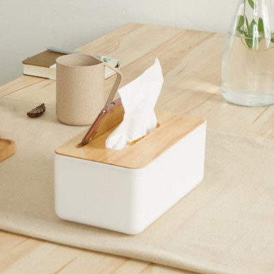 家居纸巾盒创意实木竹质纸巾抽纸盒现代简约卷纸抽客厅茶几抽纸盒