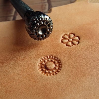 皮雕印花工具 手工皮艺制作工具 精品高级钢制印花工具 花芯印花
