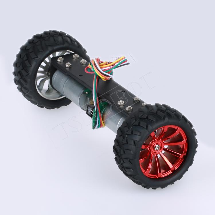JGA25-360两轮自平衡小车双轮车架智能车底盘平衡车电机arduino