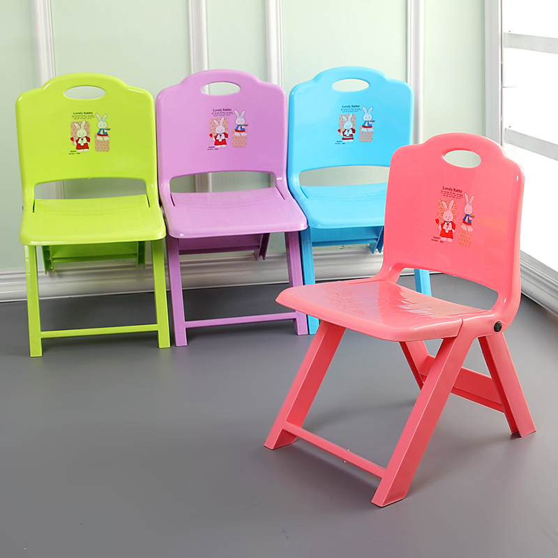 天天特价加厚塑料折叠卡通椅靠背椅子儿童桌椅小凳子幼儿园专用椅