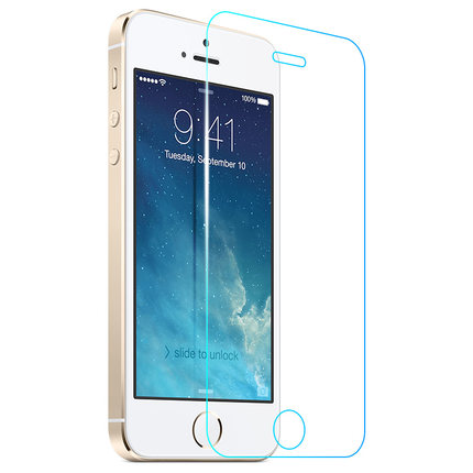 高清iphone5s钢化膜 苹果5s玻璃膜 苹果5s钢化膜 防屏幕摔爆 神器