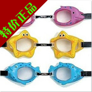 原装正品 INTEX55603透明游泳镜儿童潜水镜防雾眼镜 厂家特价