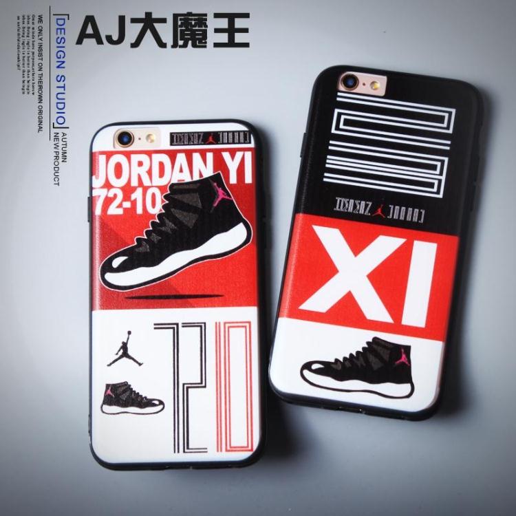 大魔王乔丹aj篮球NBA苹果6手机壳iPhone6splus保护套5S SE软壳潮