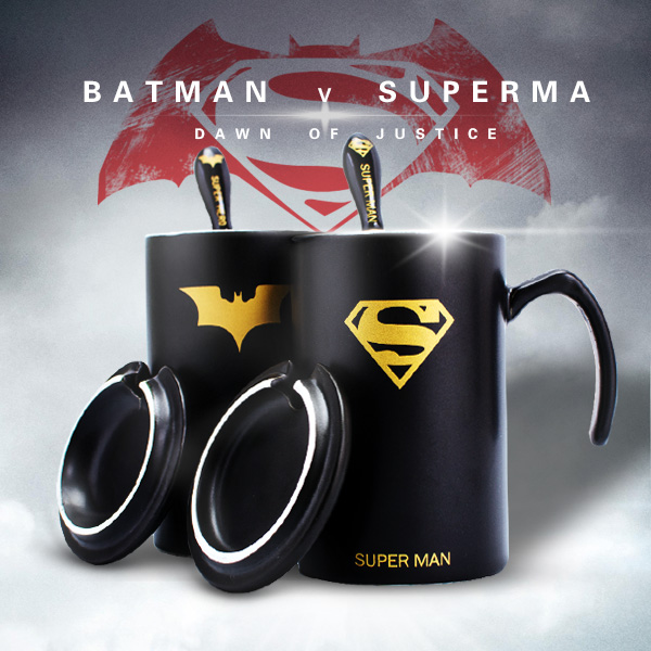 创意英雄联盟马克杯陶瓷咖啡杯带盖勺水杯情侣杯子早餐牛奶杯茶杯