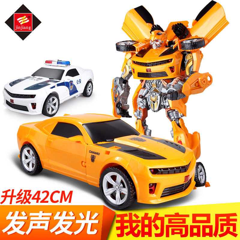 手办变形玩具金刚5大黄蜂汽车机器人模型正版儿童男孩礼物