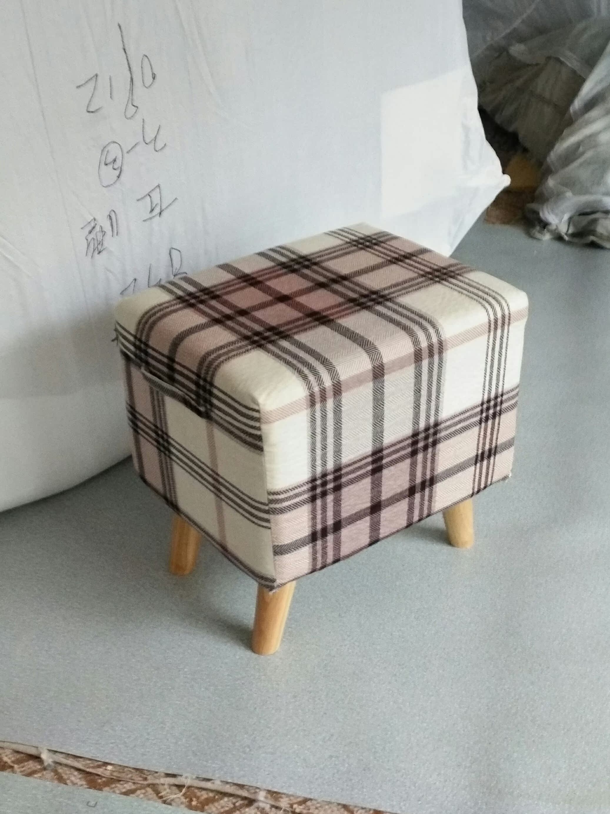 时尚布艺沙发凳  可拆洗 多种颜色   (46*36*46)可定制尺寸