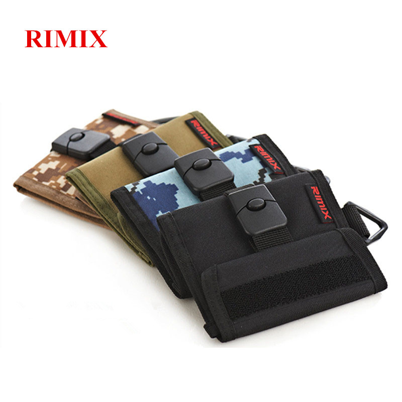 RIMIX户外迷彩钱包 战术尼龙通勤防水短款钱包 超薄耐磨休闲卡包