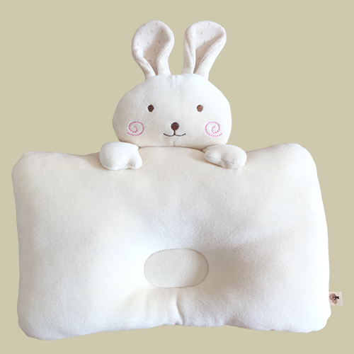 韩国代购JOHN N TREE有机棉婴儿定型枕纯棉枕兔子枕头32*23cm包邮