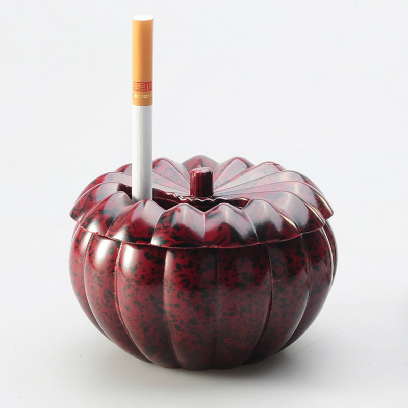 时尚个性烟灰缸欧式复古烟灰缸南瓜带盖烟灰缸