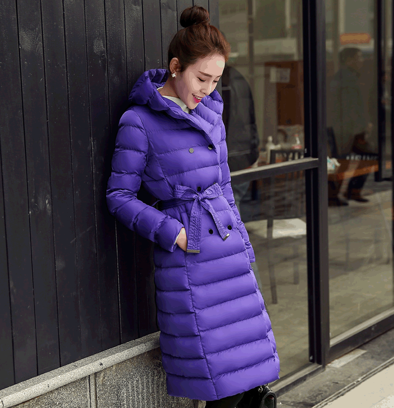 2015冬装新款韩版中长款修身羽绒棉百搭加厚棉衣时尚外套