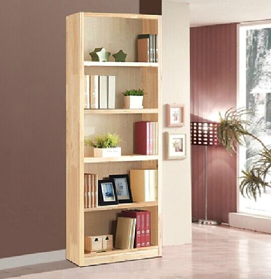 特价宜家实木书架自由组合飘窗柜书柜可定制木质储藏柜田园松木