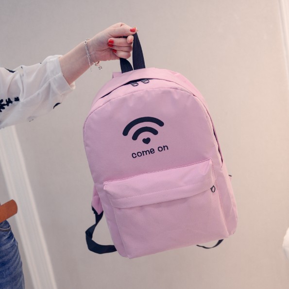 【天天特价】韩版学院风休闲初高中学生帆布双肩背包女士旅行书包