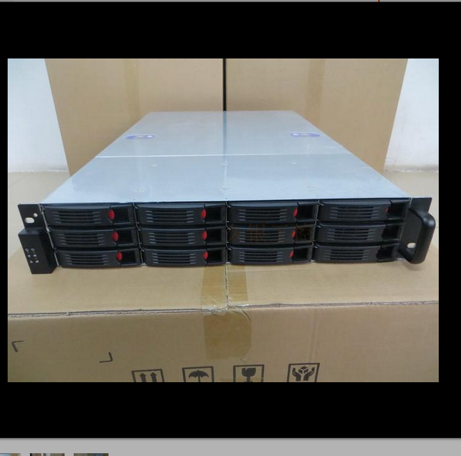 2U服务器机箱 12盘位热插拔 支持12*13主板  NVR存储机箱 6G/S