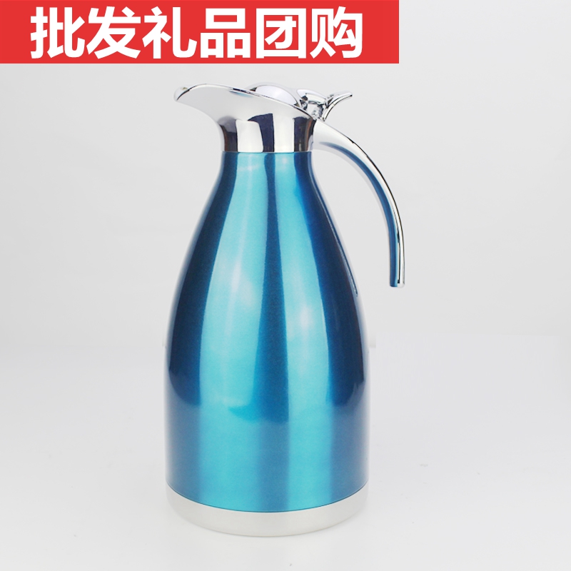 批发大容量真空保温水壶不锈钢内胆办公家用热水瓶开水保温瓶2.0L