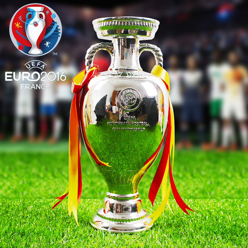 德劳内杯2016法国欧洲杯冠军奖杯1:1模型 球迷纪念品足球奖杯