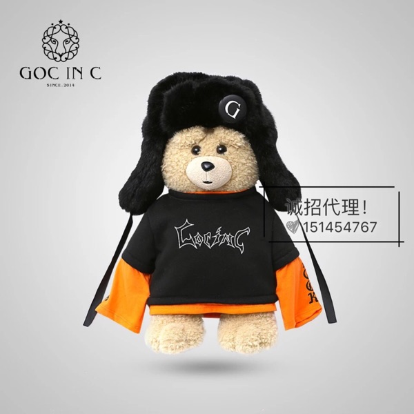 2016新品GOC IN C摇滚熊五芒星智能安全防爆充电热水袋电暖暖手宝