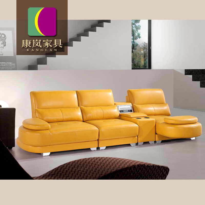 客厅现代简约真皮沙发多功能创意皮艺沙发组合自由省空间懒人沙发